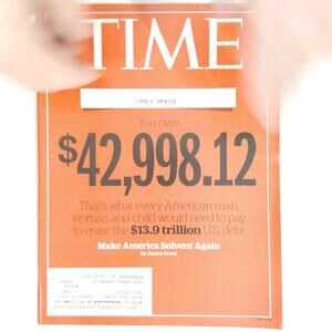 Time Magazine April 25 2016 In Debt We Stand $42,998.12 National Debt